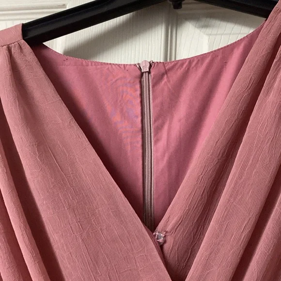 ❤️SOLD❤️Mauve Long Sleeve Dress - Picture 3 of 4
